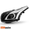 For 2014-2019 Cadillac CTS Base Halogen Projector Headlight Driver w/LED Bar DRL