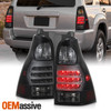 For 2003-2009 Toyota 4Runner Tail Lights Rear Brake Black Smoked Lamp OE Style