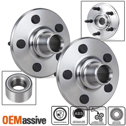 Fit Explorer Aviator Mountaineer of 2 REAR Wheel Hub & Bearing & 5 Lug 521000