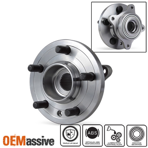 Fit Land Rover LR3 LR4 Range Rover Sport FRONT Wheel Hub Bearing & 5 Lug 515067