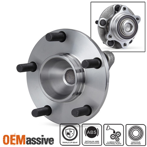 Fit 2003-2007 G35 | 2003-2009 350Z FRONT Wheel Hub & Bearing & 5 Lug Bolt 513268