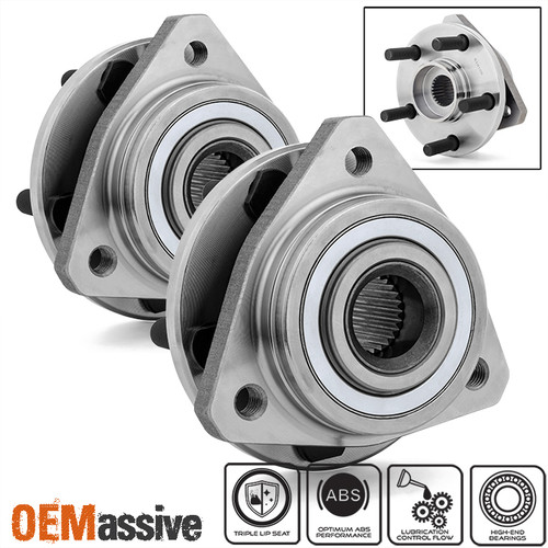 Fit Sebring Breeze Cirrus Set of 2 FRONT Wheel Hub & Bearing + ABS & Lugs 513138