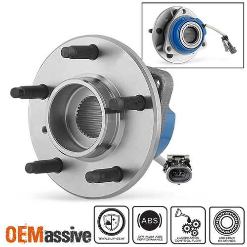 Fit New Front Wheel 513121 Hub Bearing Assembly Replacement 5 Lug w/ABS Sensor