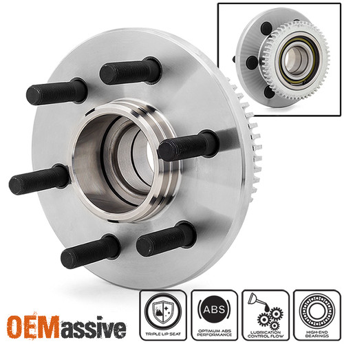 Fit Dodge Durango Dakota 2WD FRONT Wheel Hub & Bearing w/ ABS+6 Lug Bolt 515033