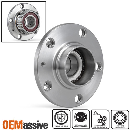 Fit VW Jetta Golf Beetle Audi TT REAR 2WD Wheel Hub & Bearing + ABS Ring 512012