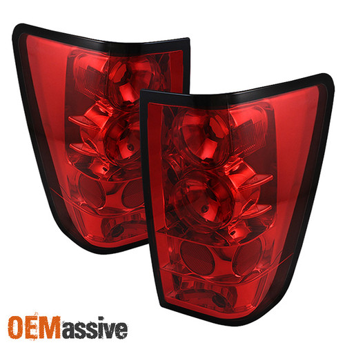 Fits 04-15 Titan Pickup Truck Altezza Red Tail Lights Lamps Pair Left+Right Set