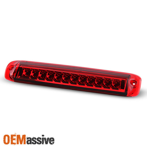 Fit 1999-2006 GMC Sierra Chevy Silverado 1500 2500 3500 Red LED 3rd Brake Lamp