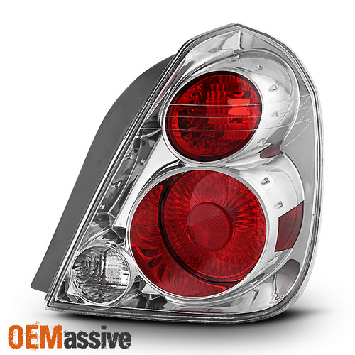 Fit 2005-2006 Altima Passenger Side Chrome Tail Light Brake Lamp Replacement