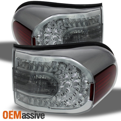 Fits Smoked 07-14 Toyota Fj Cruiser Full LED Tail Lights Lamps Pair Left+Right