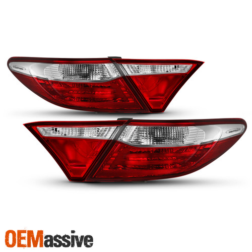 4PCS Pair For 2015-2017 Camry Tail Lights Brake Lamp Left Driver+Right Passenger