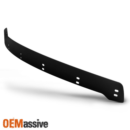 Fit [Wicker Bill Style] 2014-2015 Chevy Camaro Rear Add-on Metal Spoiler Black
