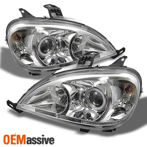Fits 98-05 Mercedes W163 Ml-Class CCFL Halo Projector Headlights Ml3 Ml350 Ml430