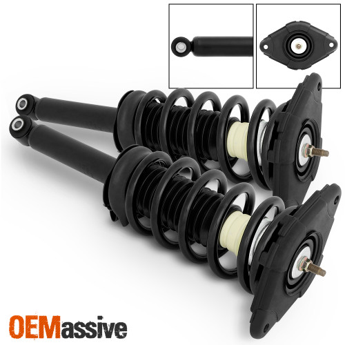 Fit 00-06 Sentra Rear Complete Struts Coil Springs Assembly Replacement w/Mounts