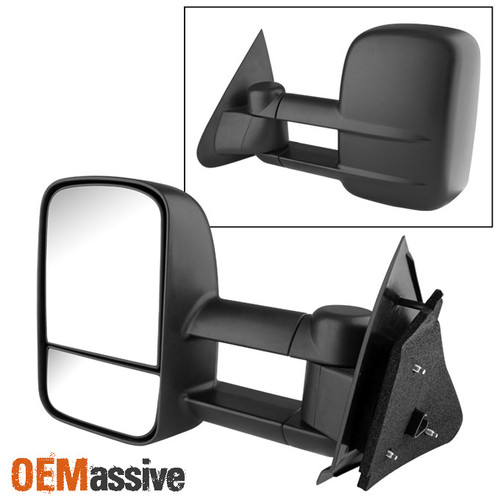 Fits 97-03 F150/250Ld Pickup Truck Manual Extendable Towing Trailer Left Mirror