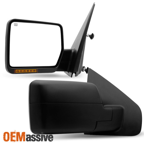 Fit 2004-2006 Ford F150 Pickup Power Heated Mirrors w/ Build-in LED Signal