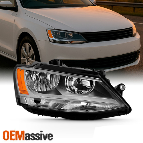 Fit 2011-2018 VW Jetta 4-Door Sedan Passenger Right Headlight Replacement