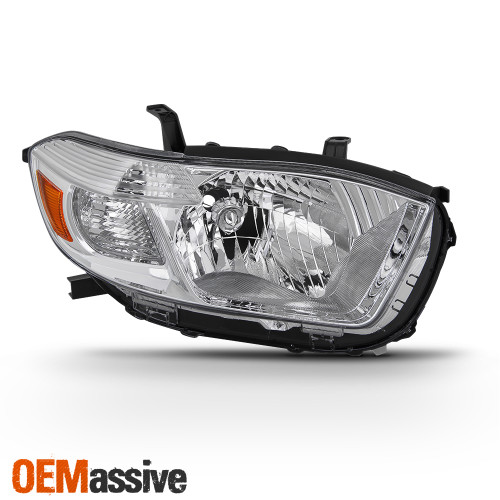 Fits 2008 2009 2010 Toyota Highlander Passenger Right Side Headlight Headlamp