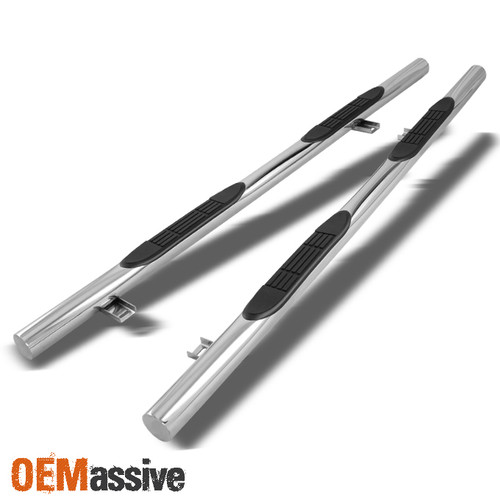 Fit 1998-2005 Grand Vitara SUV 3" Polished T-304 Stainless Steel Side Step Bars