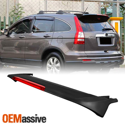 Fits 07-11 Crv Cr-V Primered Black Original Style Rear Roof Trunk Spoiler Wing