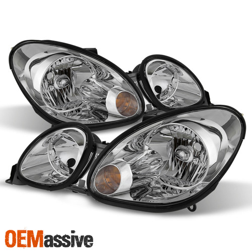 For 98-05 GS300 98-00 GS400 01-05 GS430 Halogen Type Headlights Pair Left+Right
