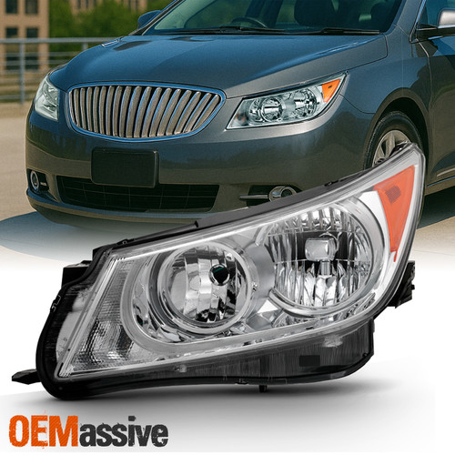 Fit 2010 2011 2012 2013 Buick LaCrosse Driver Side Halogen Headlight Headlamp