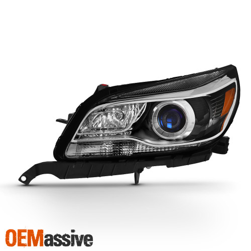 Fits 2013-2015 Chevy Malibu Chrome HID Left Driver Side Only Projector Headlight