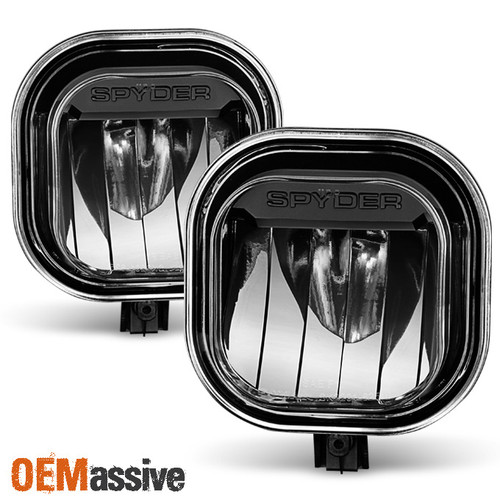 Fit 2011-2016 Ford F250 F350 F450 Super Duty Truck LED Black Fog Lights Pair