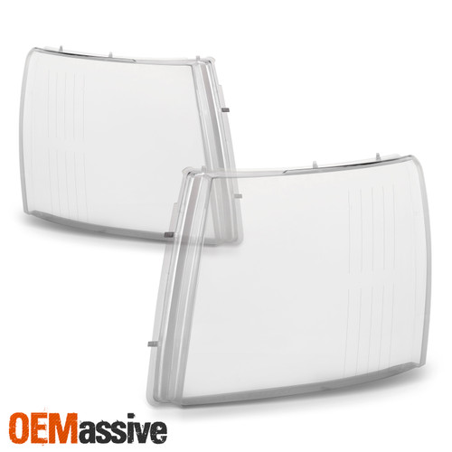 For 2007-13 14 Chevy Silverado 1500/2500HD/3500HD Headlight Clear Len Cover Pair