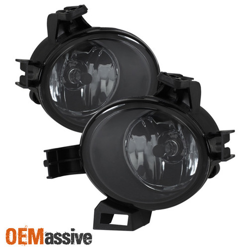 Smoke Fits 05-06 Altima 04-06 Quest Bumper Fog Lights Lamps W/Wiring+Bulb+Switch