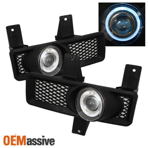 Fits 97-98 F150 Expedition Navigator Halo Projector Fog Lights Lamps Left+Right