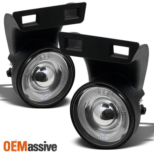 Fit 1994-2001 Dodge Ram Halo Projector Fog Lights +Switch 1995 1996 1997 1998