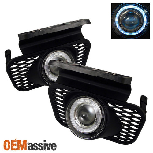 Fit 2003-2006 Silverado Avalanche Halo Projector Fog Lights W/Switch 2004 2005