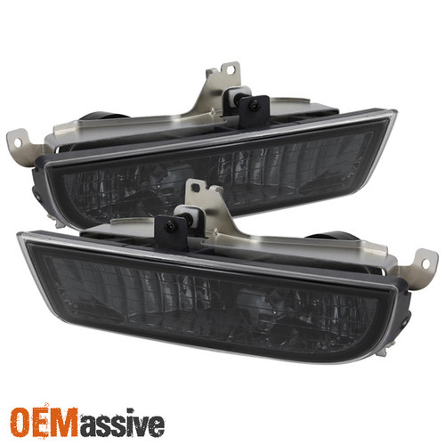 Fits Smoked 97-01 Prelude JDM Bumper Fog Lights Lamps + Switch + Relay + Bulbs