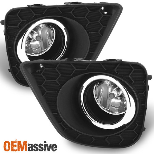 Fit 2013-2015 Accord 2Dr Coupe Bumper Fog Lights Lamps W/Switch+Bulbs Left+right