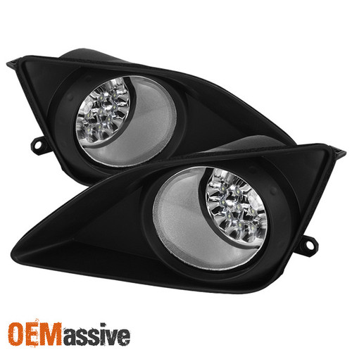 Fits 09-10 Corolla Hyper White Full LED Fog Lights Lamps W/Switch+Wiring