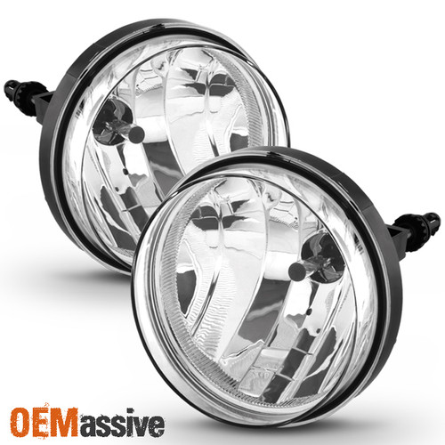 Fit 07-13 GMC Sierra 1500 2500HD 3500HD Fog Light w/OE Switch Panel Left+Right