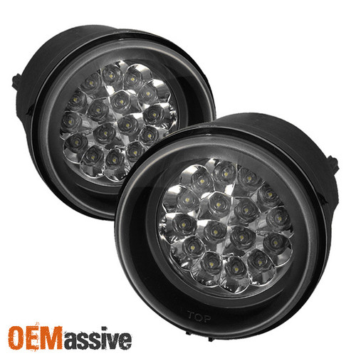 Fits 05-09 Charger Caliber Caravan Nitro Pacifica Fompass Full LED Fog Lights