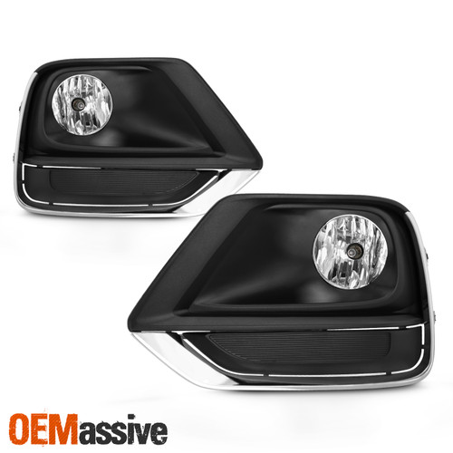 For 2017-2022 Chevy Trax model Bumper Fog Lights Lamp w/Wiring Switch Pair LH+RH