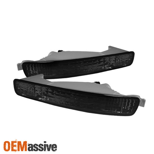 Fits JDM Smoked 96-97 Accord 2/4Dr Bumper Signal Parking Lights Lamp Left+Right