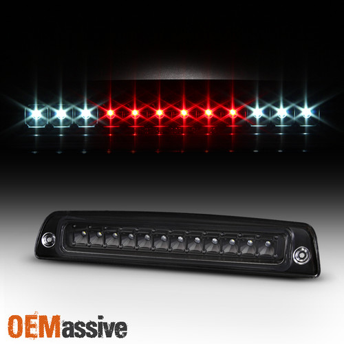 Fit 1994-2001 Dodge Ram 1500 2500 3500 LED Rear 3RD Brake Light Cargo Lamp Black