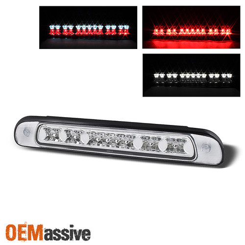 Fits 2000-2006 Toyota Tundra Sr5 Limited Base Truck Full LED Chrome Brake Light