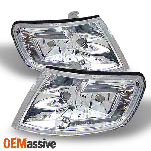 Fits 94-97 Accord Euro Clear Corner Signal Lights Lamps Lens Pair Left+Right
