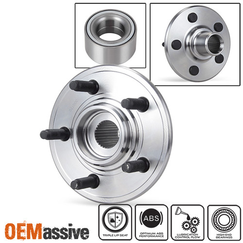Fit Explorer Aviator Mountaineer REAR Wheel Hub Bearing Assembly & 5 Lug 521000