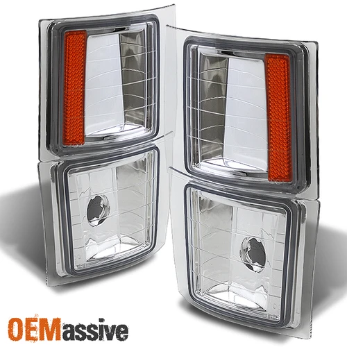 Fit 1994-99 C10 C/K Pickup Silverado Suburban Tahoe Corner Turn Signal Lights