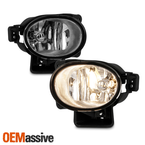 Fits 07-08 Acura TL Base Type S Clear Bumper Driving Fog Lights W/Bulbs