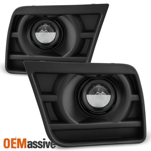 Fit 2014-2015 Chevy Camaro SS Z28 Clear Bumper Fog Lights w/ Switch+Harness+Bulb