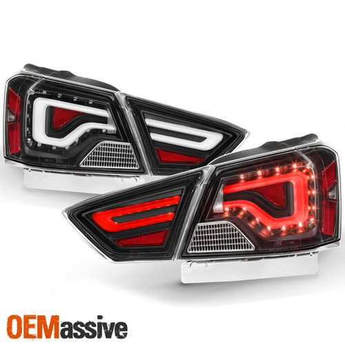 For 2014-2020 Chevy Impala LED Tube Black Tail Lights w/ Signal Lamps LH+RH Pair