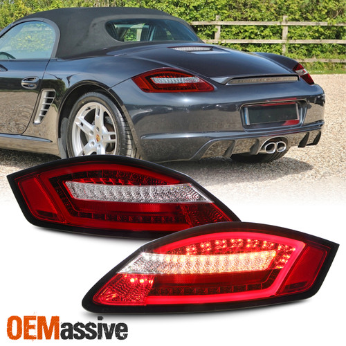 Fits [Sequential LED Signal] 05-08 Porsche Boxster 987 06-08 Cayman Tail Lights