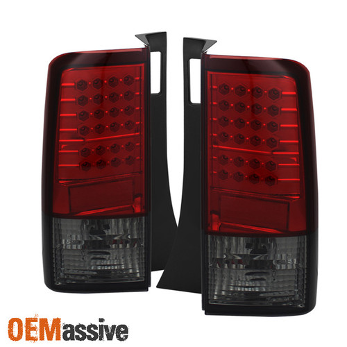 Fits 03-07 Scion Xb Bb Wagon JDM Red Smoke LED Tail Brake Lights Lamp Left+Right