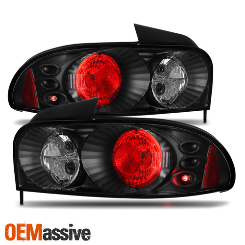 Fits 93-01 Subaru Impreza 4X4 Ls 2.5Rs Black Tail Brake Lights Lamps Left+Right